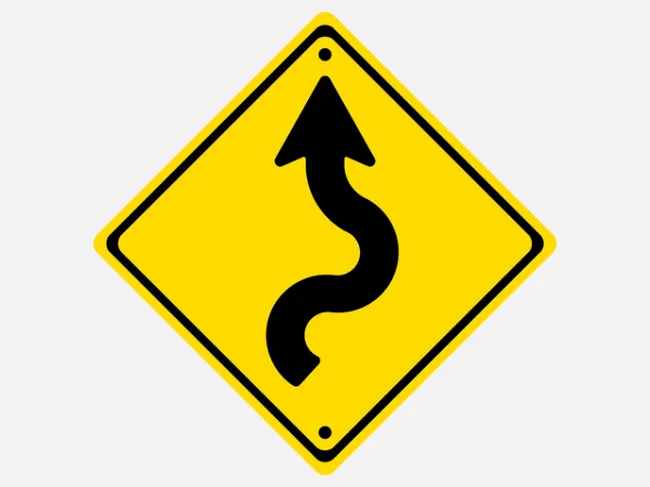 yield curve sign